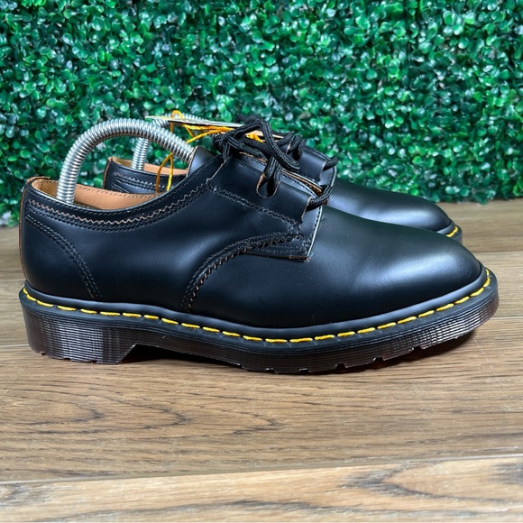 Dr. Martens 1461 Ghillie Black Smooth Leather Boots Mens Size 7 Ladies 8 NWT main image 7